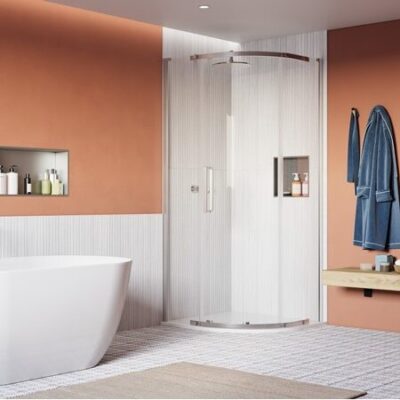 Crosswater Asura 8mm Quadrant Offset Single Door