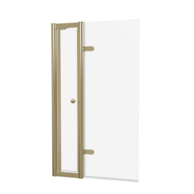 Burlington Classique Hinged Bath Screen with Access