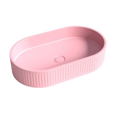 Kréte Marathi Concrete Basin - Peach Pink