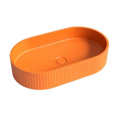 Kréte Marathi Concrete Basin - Orange