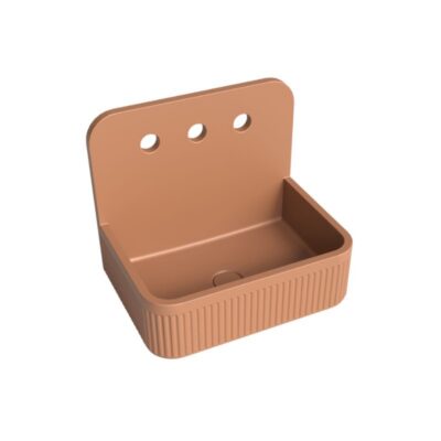 Kréte Zaros Concrete Basin - Orange Brown