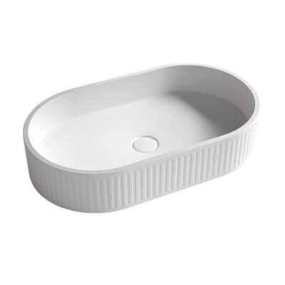 Kréte Marathi Concrete Basin - White