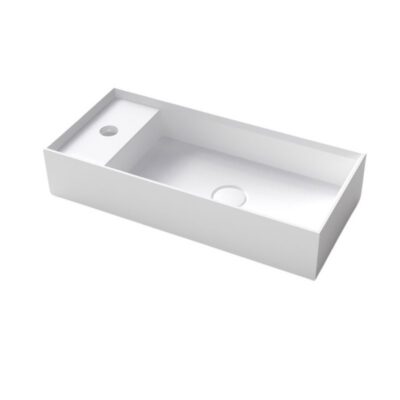 Kréte Sisi Concrete Basin - White