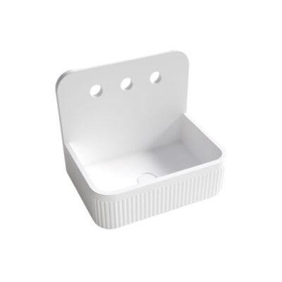 Kréte Zaros Concrete Basin - White