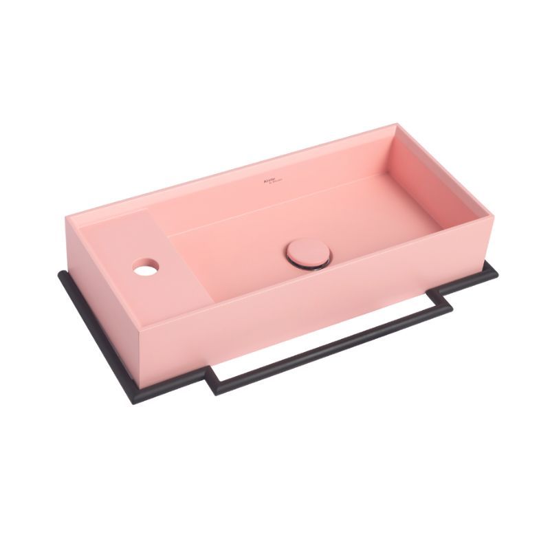Sisi Concrete Basin - Peach Pink