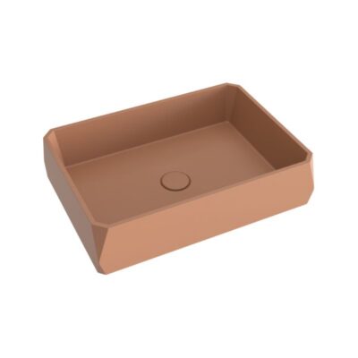 Kréte Loutro Concrete Basin - Orange Brown
