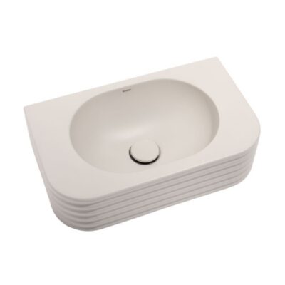 Krete Liliano Concrete Basin - Light Grey