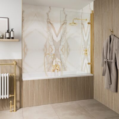 Burlington Bath Screen - Gold