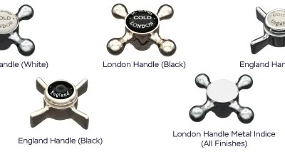 St James Radiator Valves - Cross Top Handles