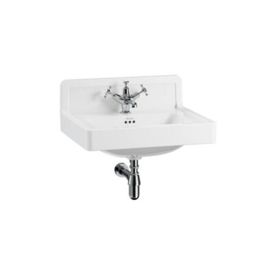 Burlington Contemporary Basin 61cm Upstand - 1 Tap Hole