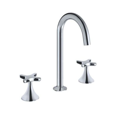 Thomas Crapper Cruz Three Hole Deck Basin Mixer