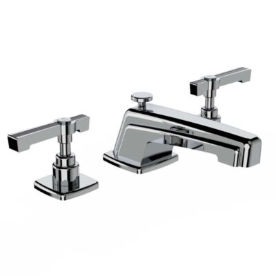 Thomas Crapper Palais Three-Hole Deck Basin Mixer - Lever Handle