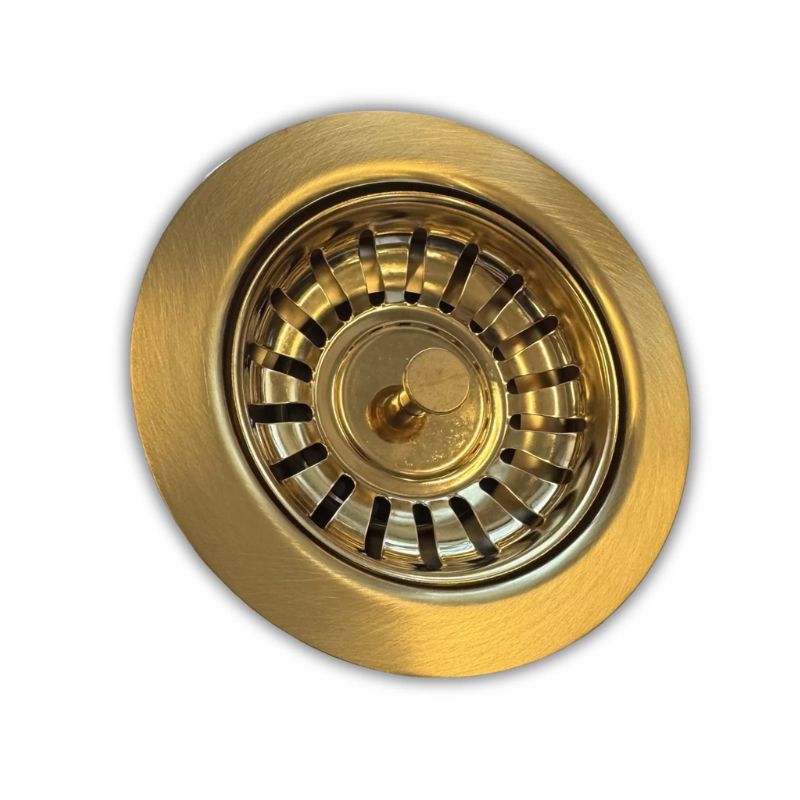 Whitebirk Standard Basket Strainer - Satin Gold