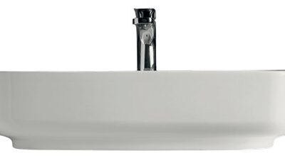 Kerasan Tribeca 60cm Vessel Basin with Tap Ledge - Image 2