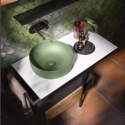 Kerasan Nolita 40cm Circular Vessel Basin - Image 2