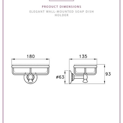 Thomas Crapper Elegant Wall Mounted Soap Dish - Image 2