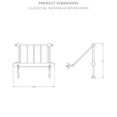 Thomas Crapper Classical Bookstand - Image 5